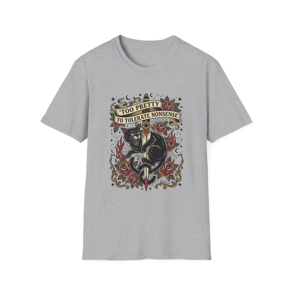 Too Pretty to Tolerate Nonsense T-shirt