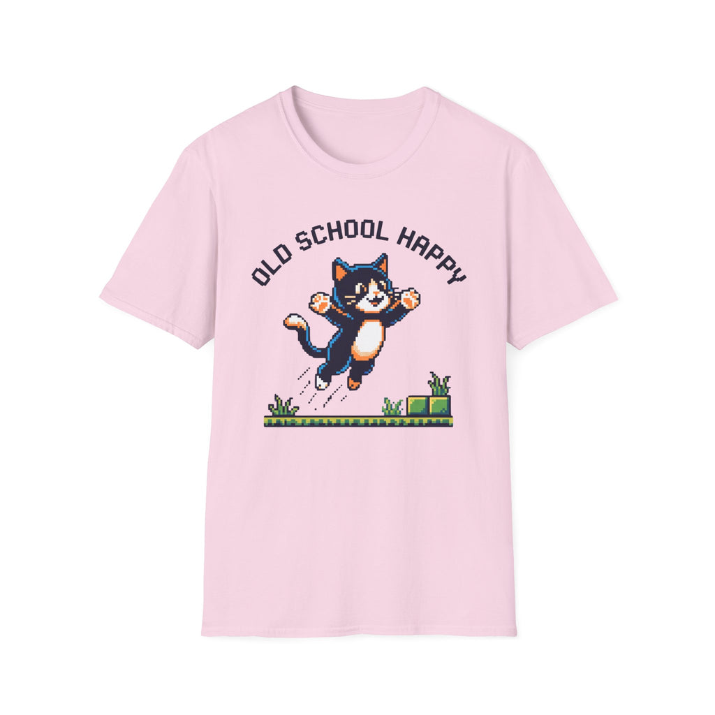 Old School Happy Cat T-Shirt