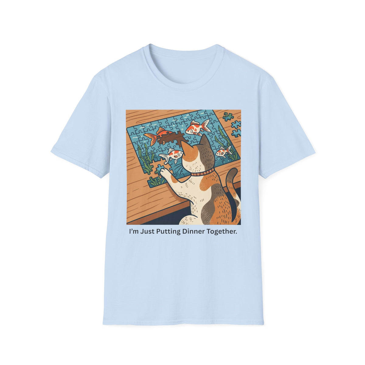 Jigsaw Puzzle Goldfish T-Shirt