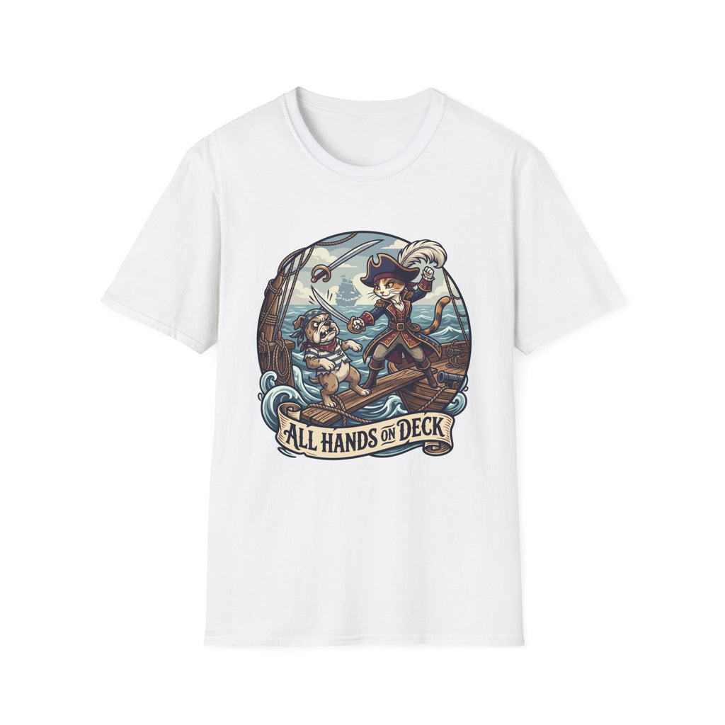 Pirate Cat Walk the Plank T-Shirt
