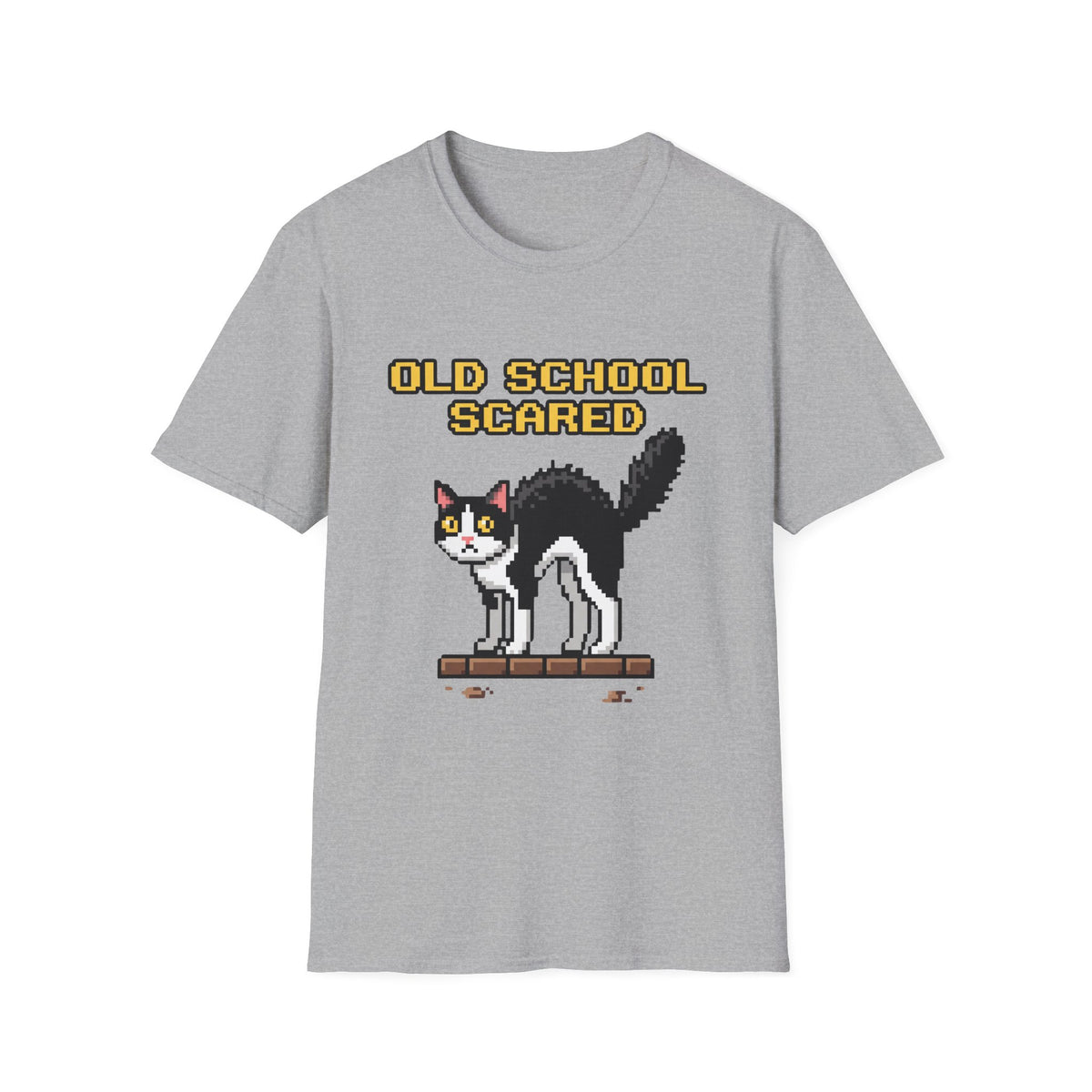 Old School Scared Cat T-Shirt