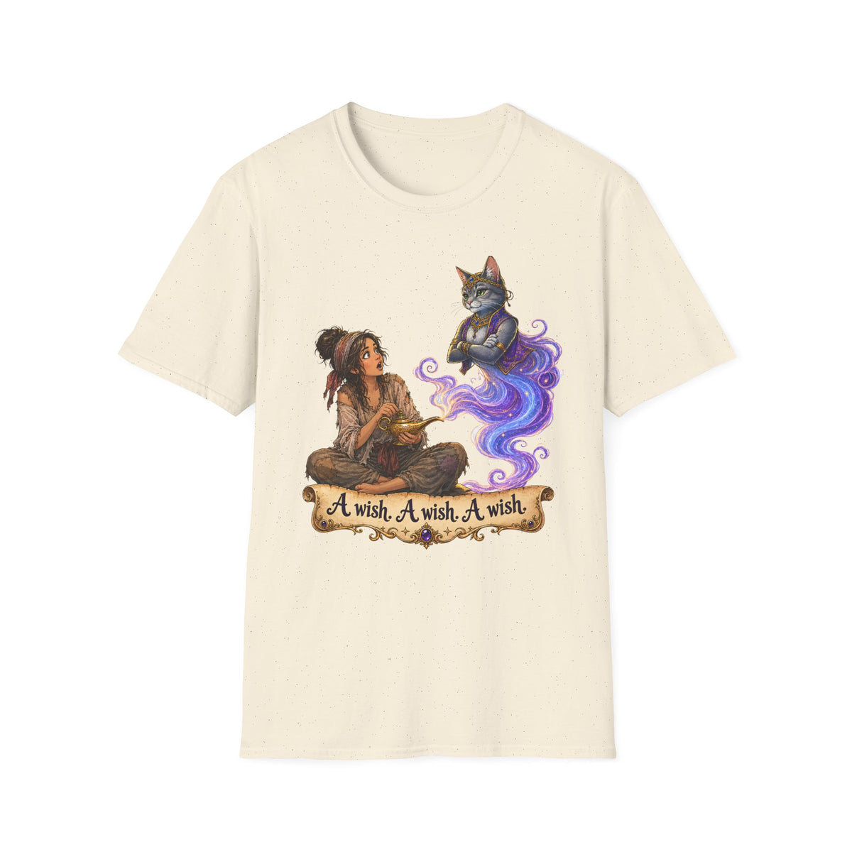 Cat Genie 3 wishes T-Shirt