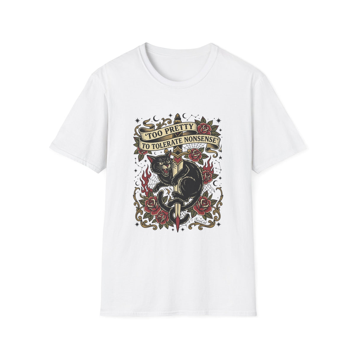 Too Pretty to Tolerate Nonsense T-shirt