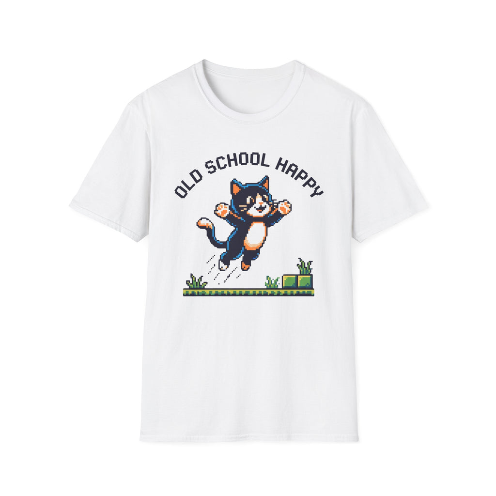 Old School Happy Cat T-Shirt