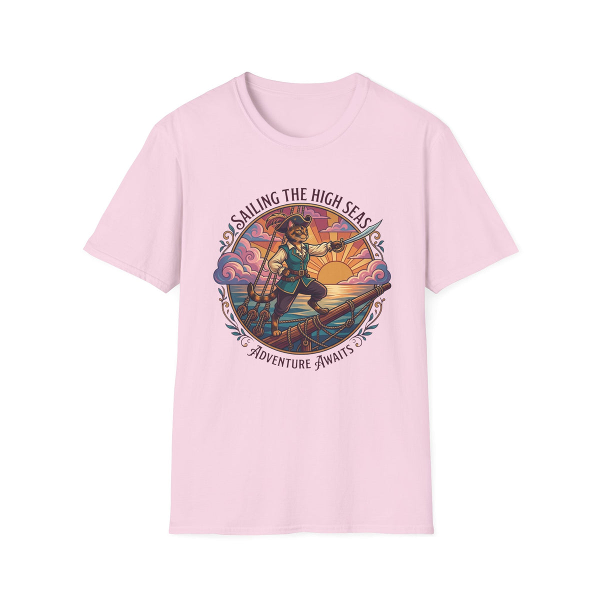 Sailing the High Seas Cat T-Shirt