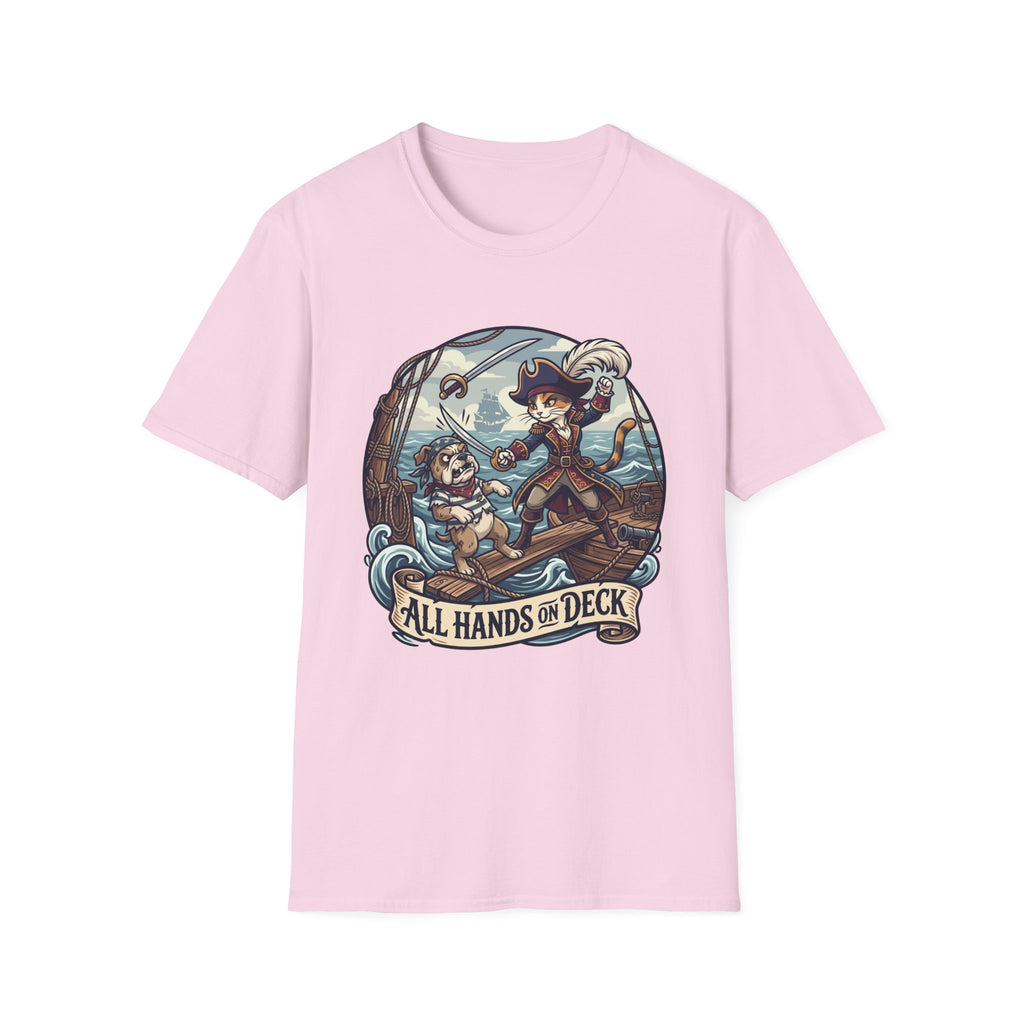 Pirate Cat Walk the Plank T-Shirt
