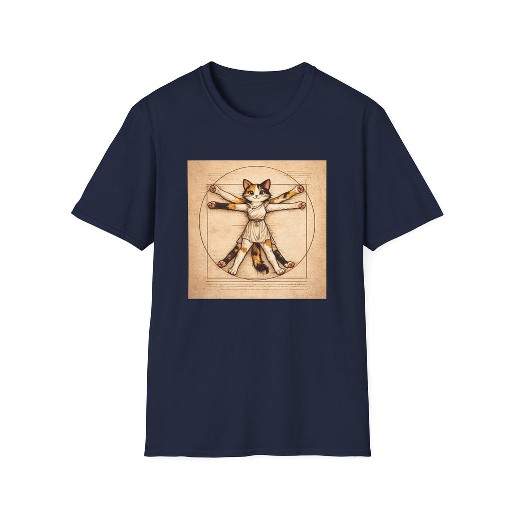 Cat Leonardo da Vinci T-shirt