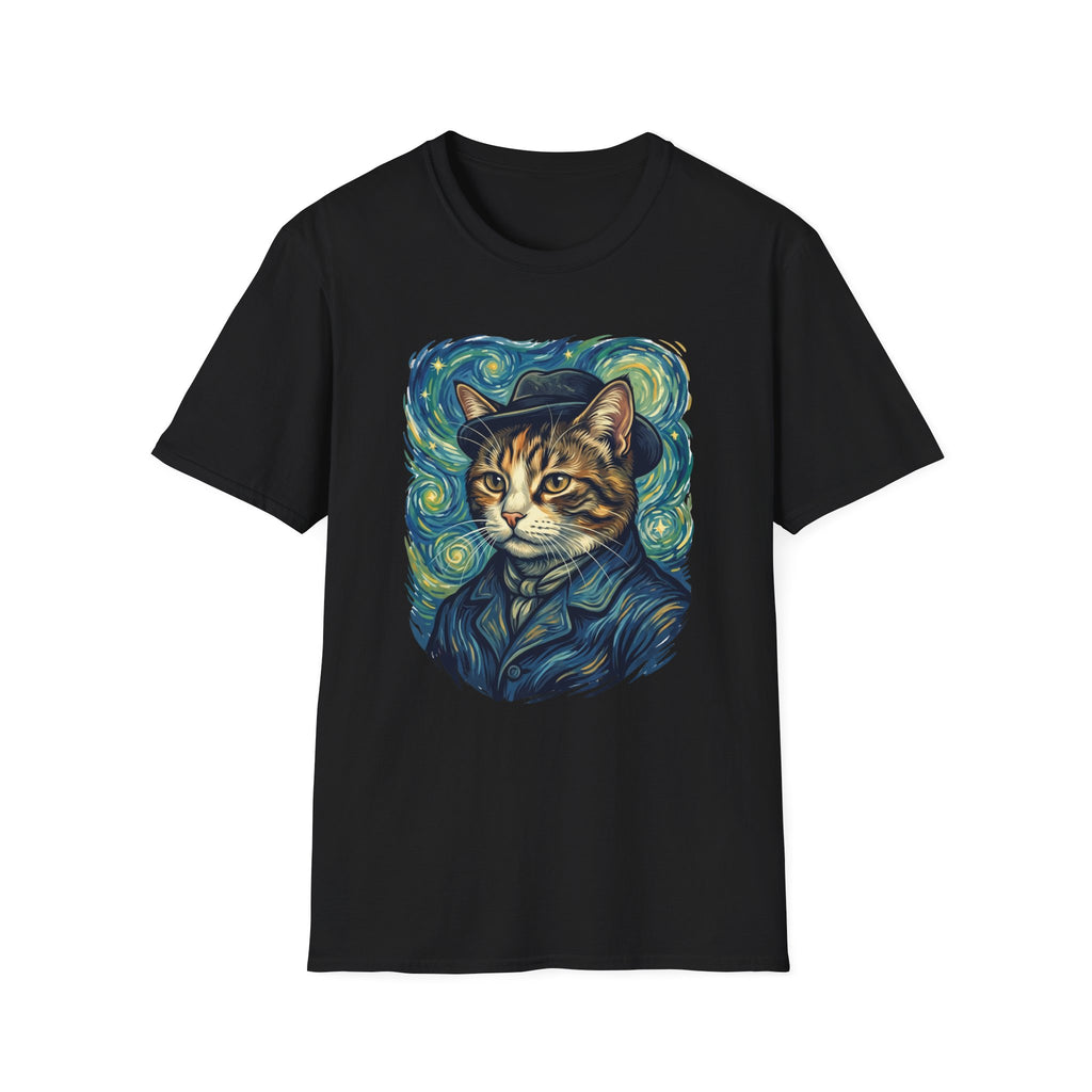 Cat as Vincent van Gogh T-shirt