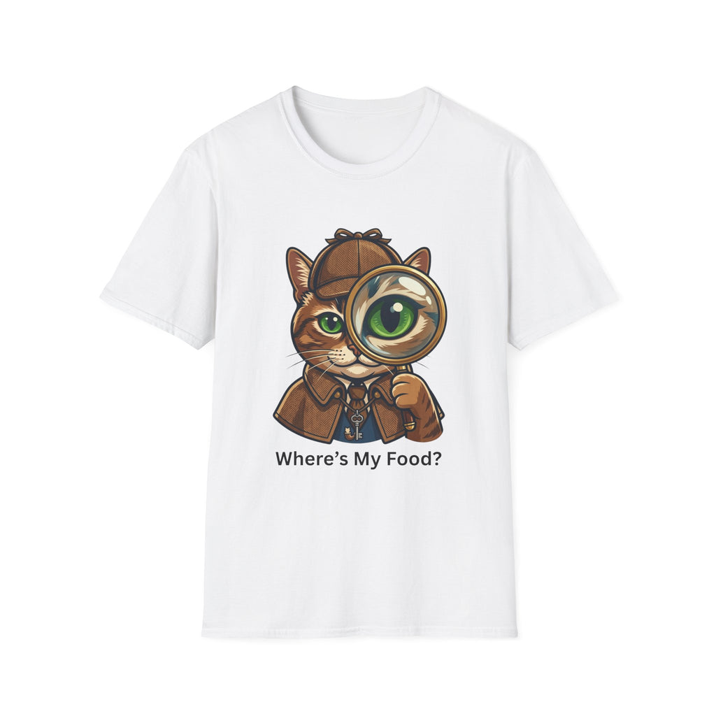 Where's My Food Cat T-Shirt