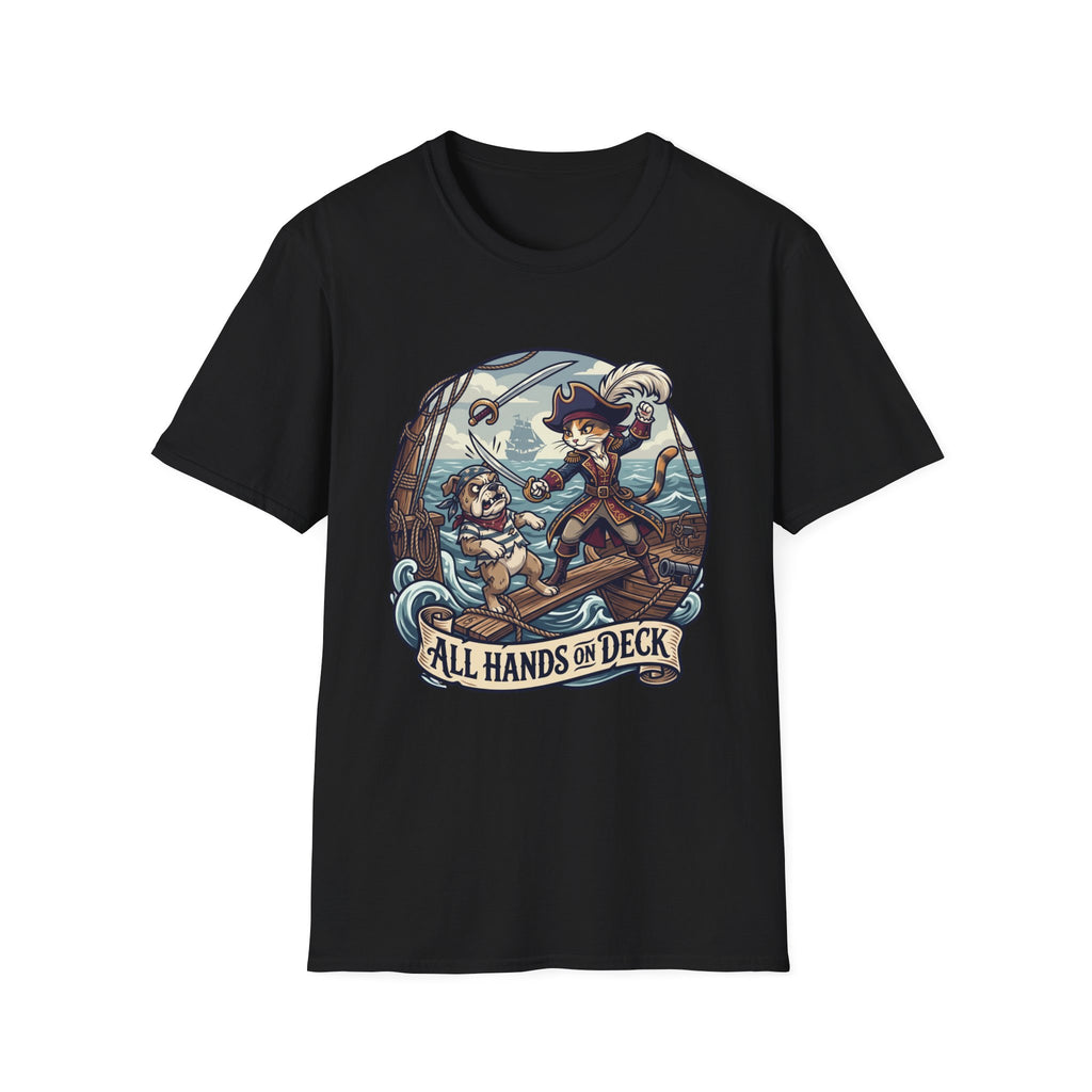 Pirate Cat Walk the Plank T-Shirt