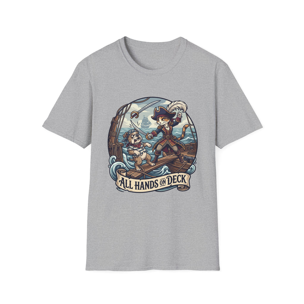 Pirate Cat Walk the Plank T-Shirt