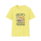 Cat at Home Reading T-shirt