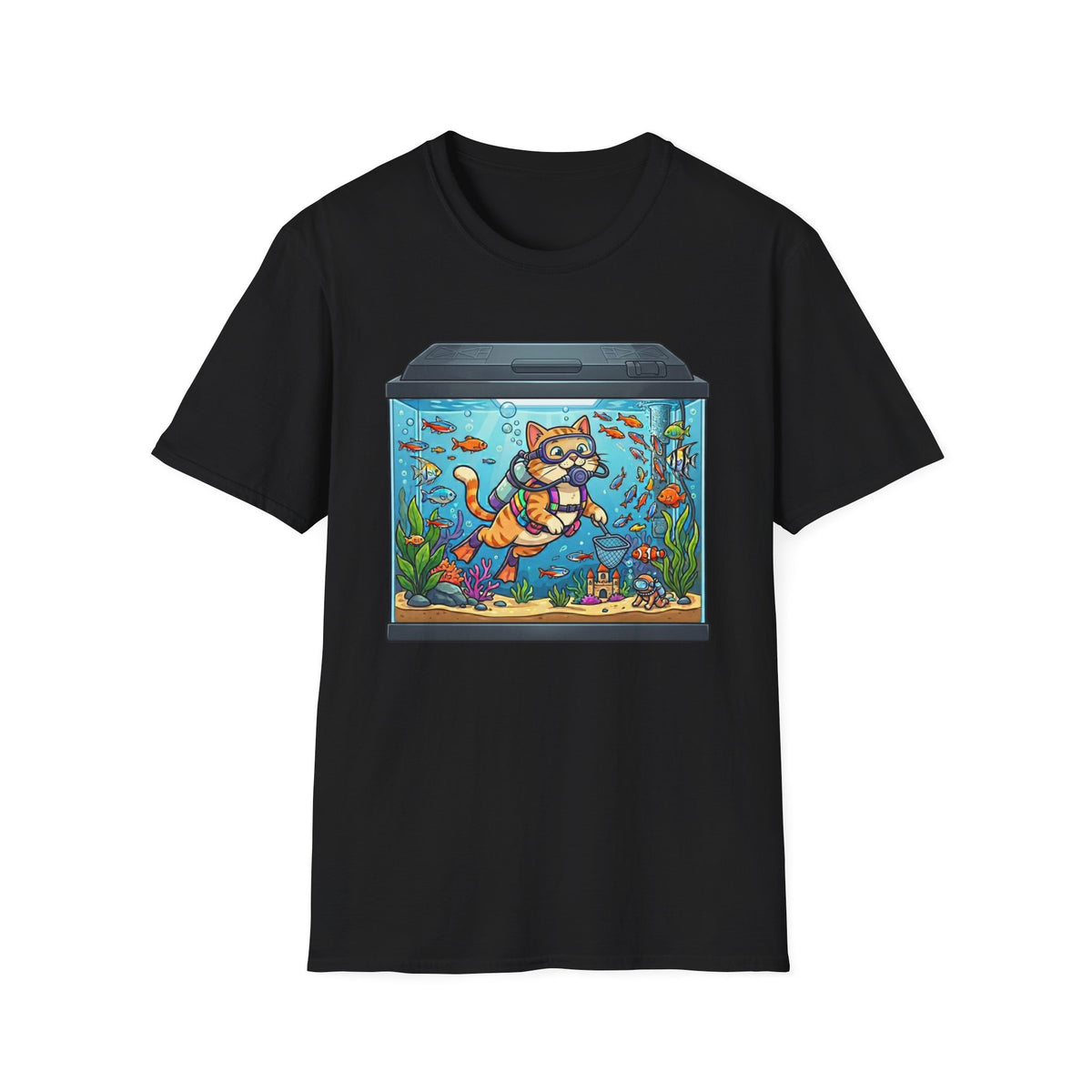 Scuba Dive in Fish Tank T-shirt
