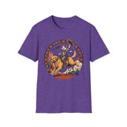 Cat Riding Bucking Dog T-Shirt
