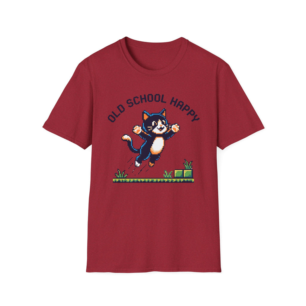 Old School Happy Cat T-Shirt