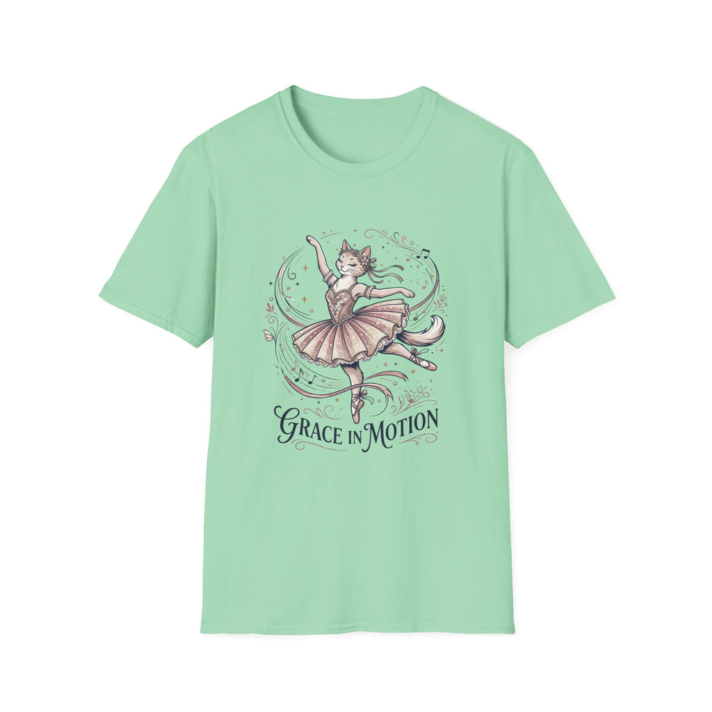 Ballet Cat "Grace in Motion" T-Shirt