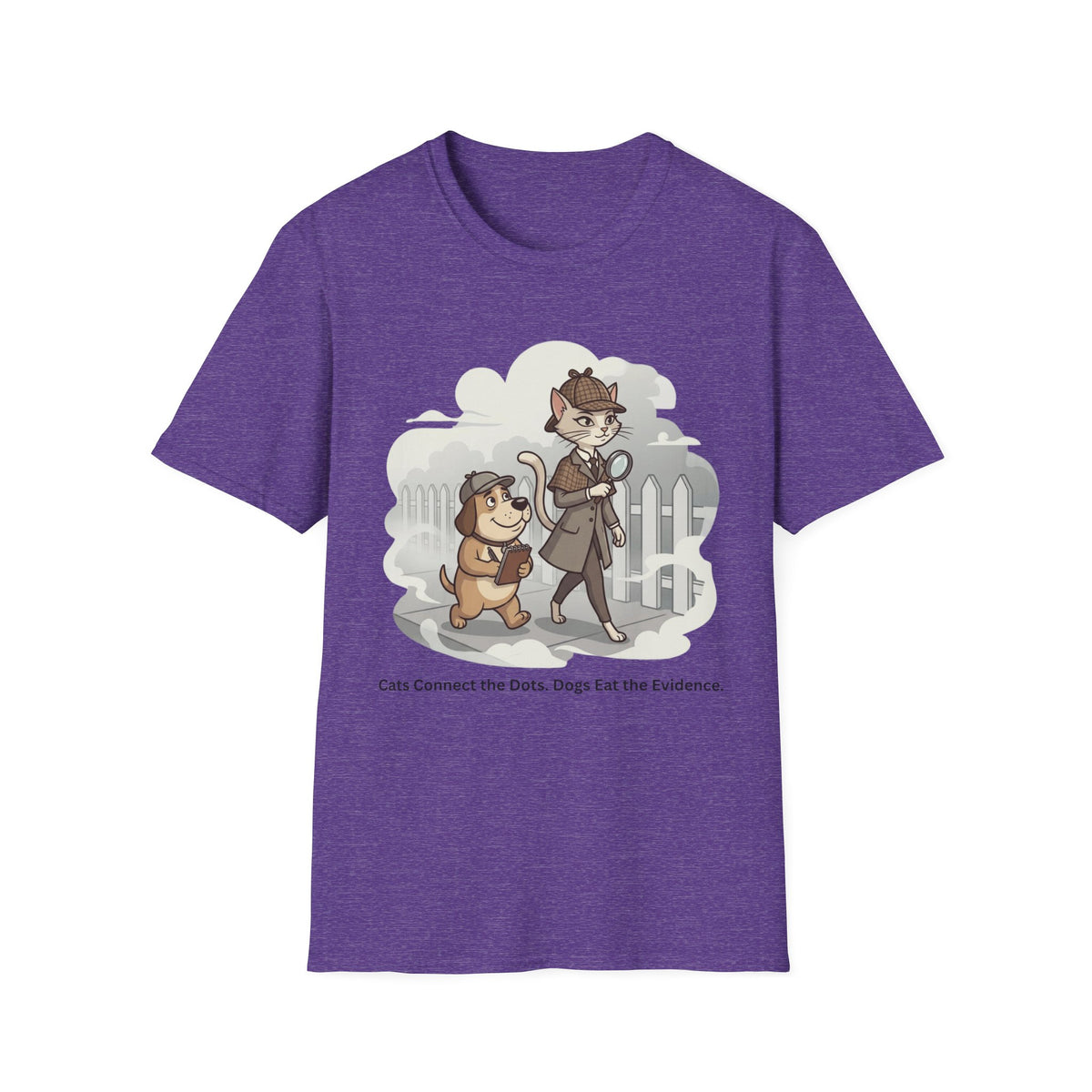 Cat Sherlock Dog Watson T-Shirt