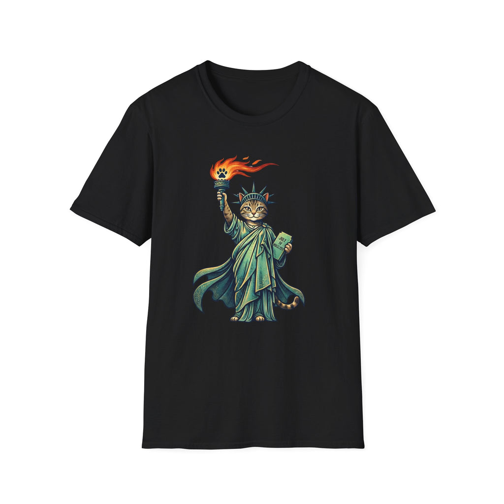 Statue of Liberty Cat T-shirt