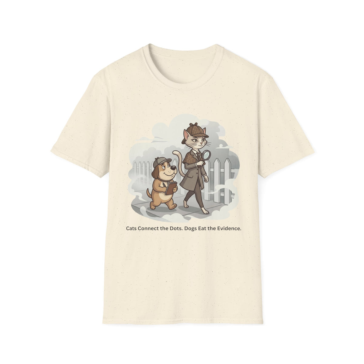 Cat Sherlock Dog Watson T-Shirt