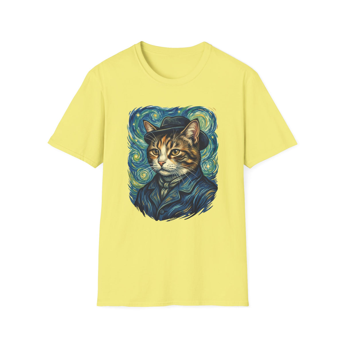 Cat as Vincent van Gogh T-shirt