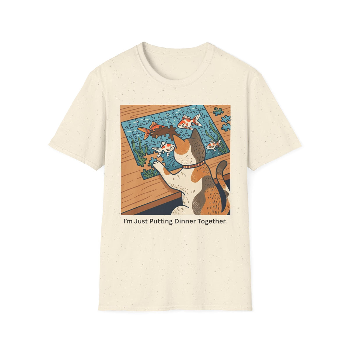 Jigsaw Puzzle Goldfish T-Shirt