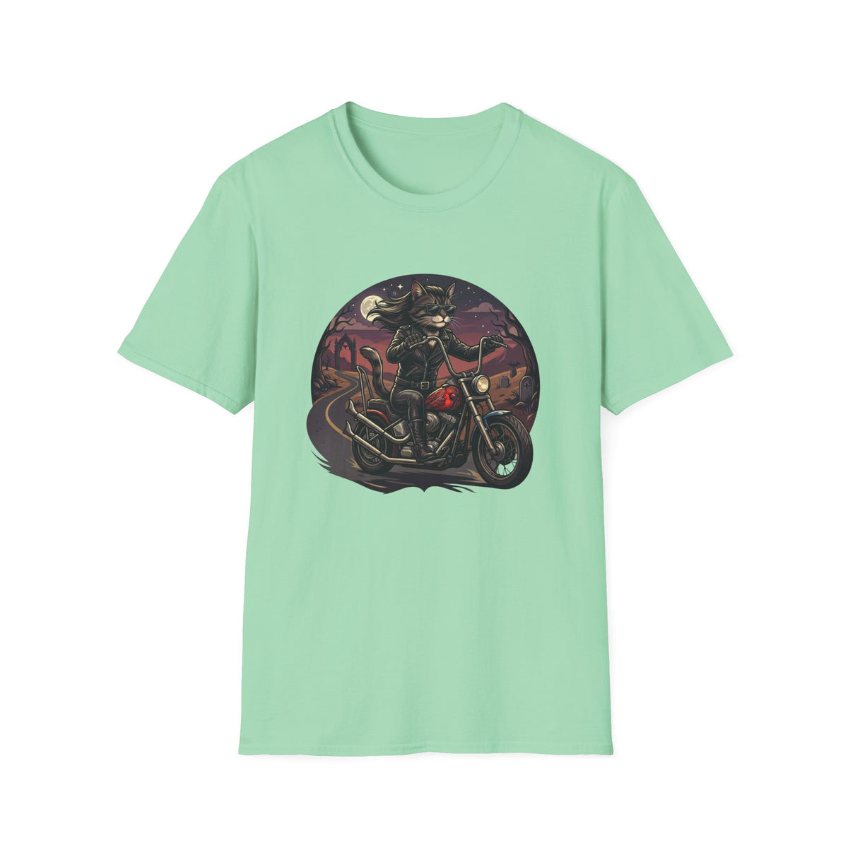 Cat Biker T-shirt