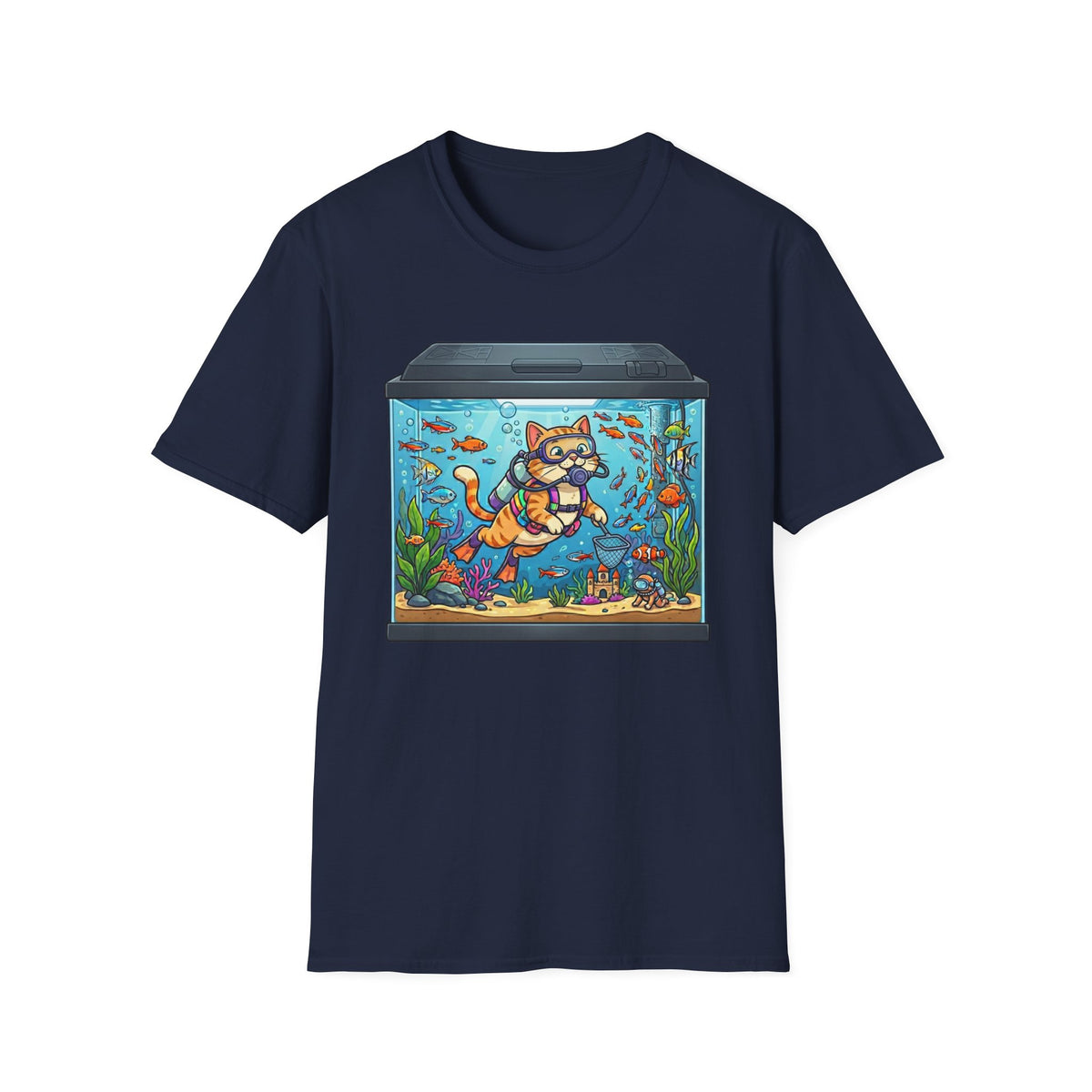 Scuba Dive in Fish Tank T-shirt