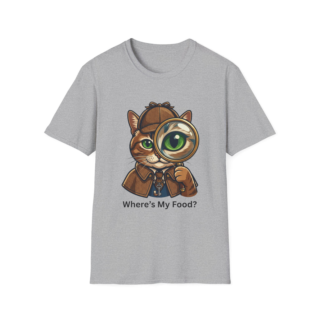 Where's My Food Cat T-Shirt