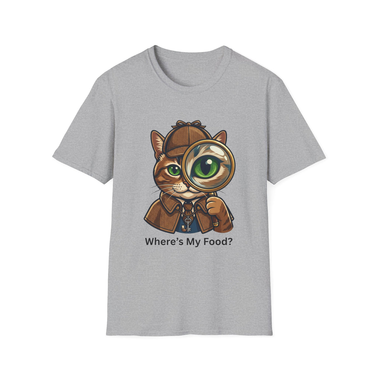 Where's My Food Cat T-Shirt