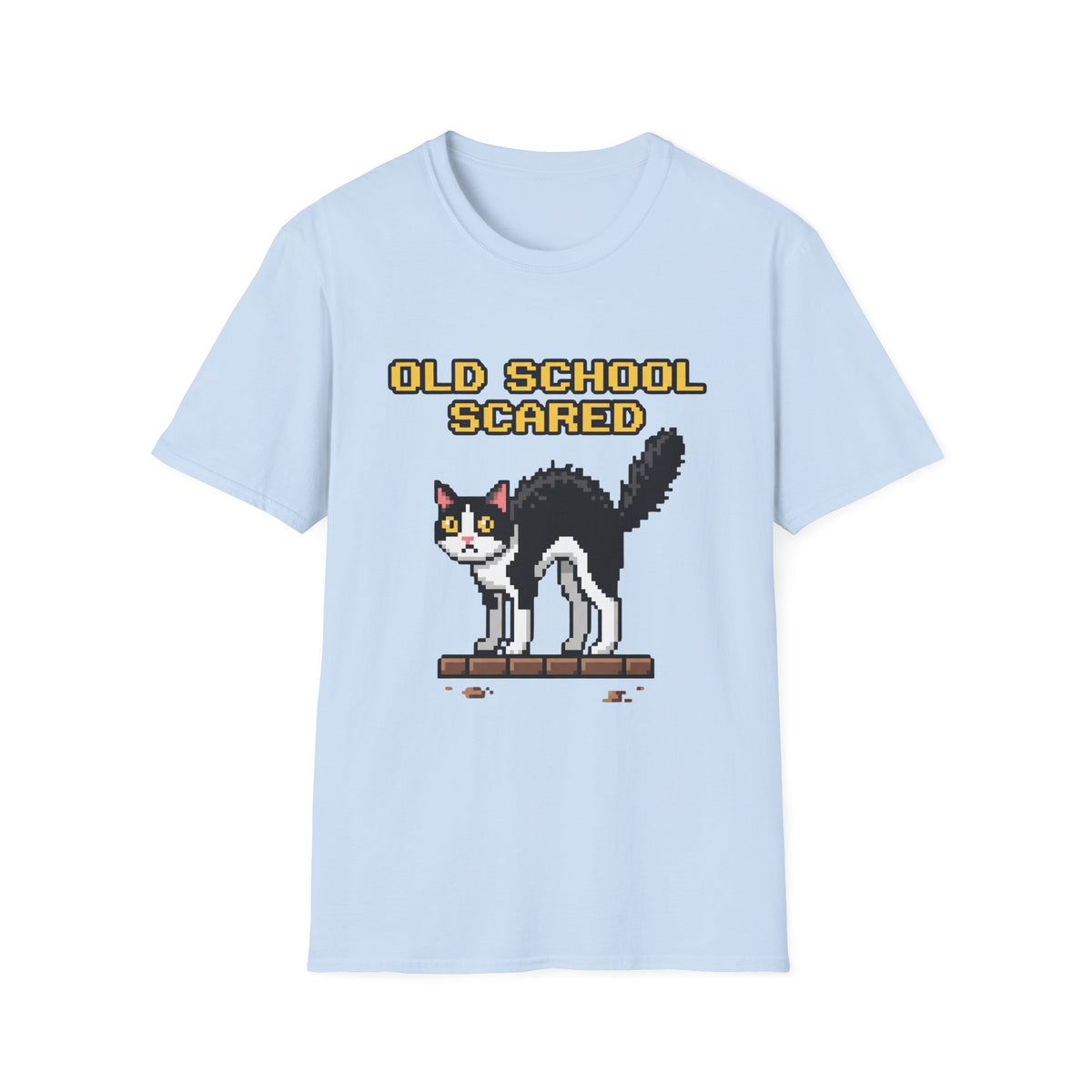 Old School Scared Cat T-Shirt