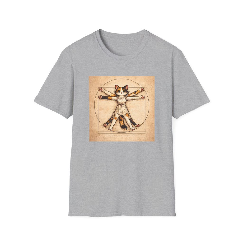 Cat Leonardo da Vinci T-shirt