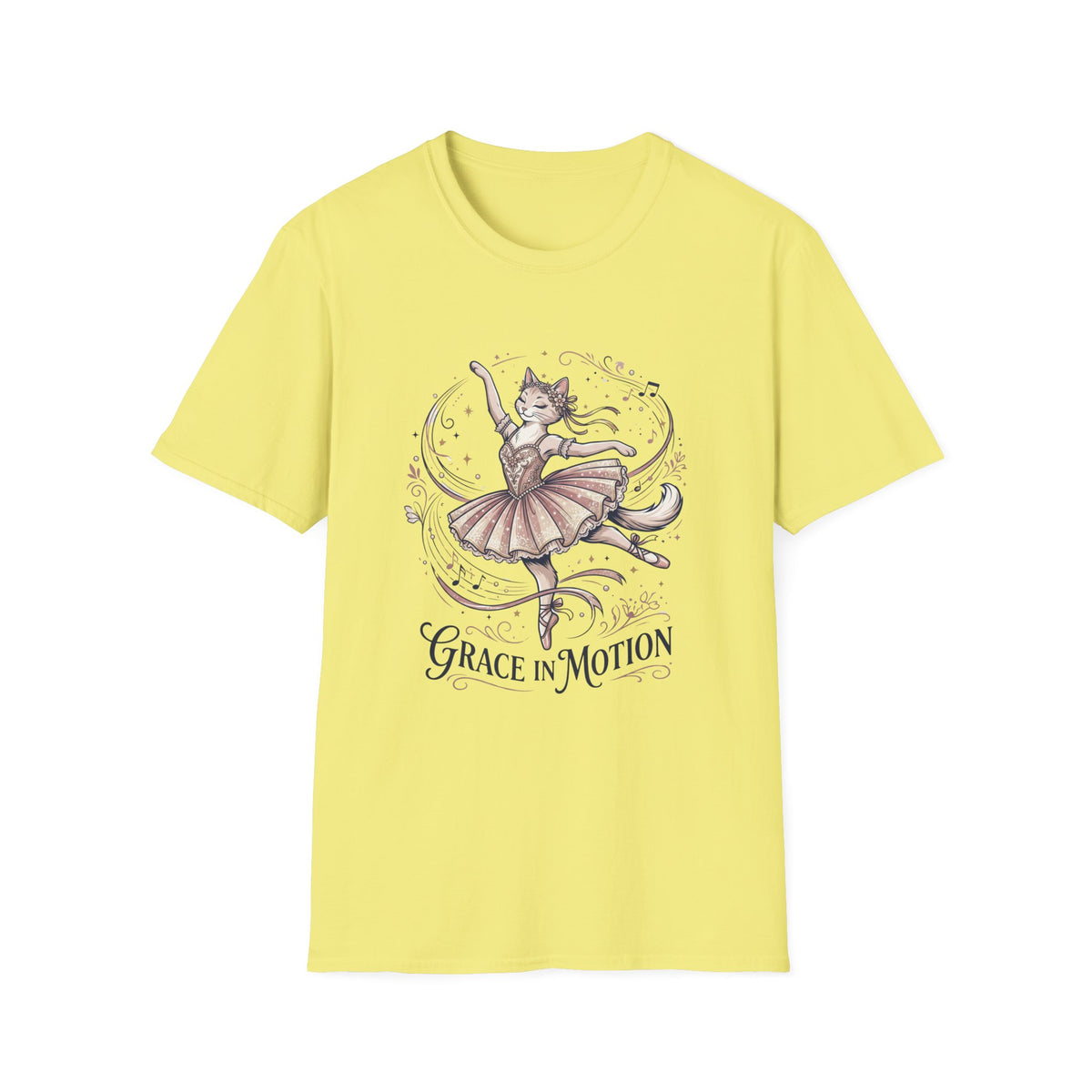 Ballet Cat "Grace in Motion" T-Shirt