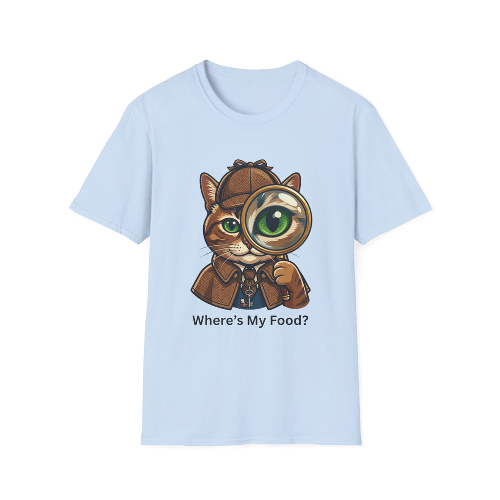 Where's My Food Cat T-Shirt