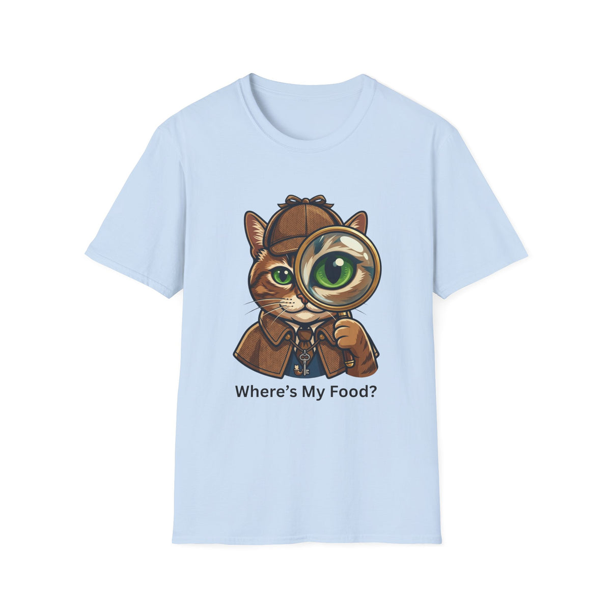 Where's My Food Cat T-Shirt