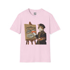 Cat Painting Fish T-Shirt
