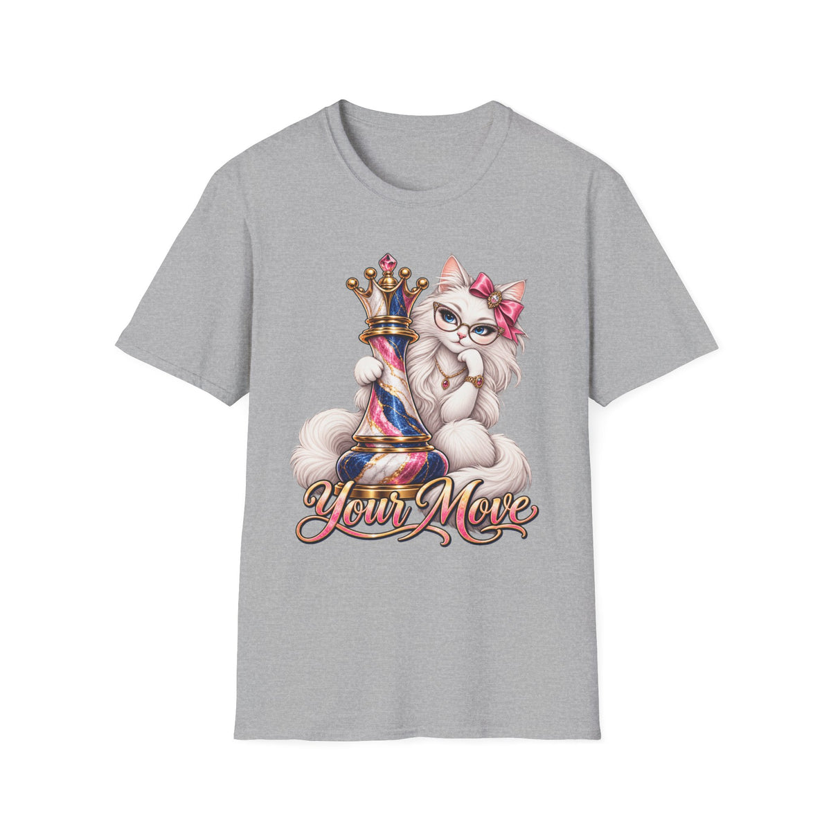 Queen Chess Your Move Cat T-Shirt