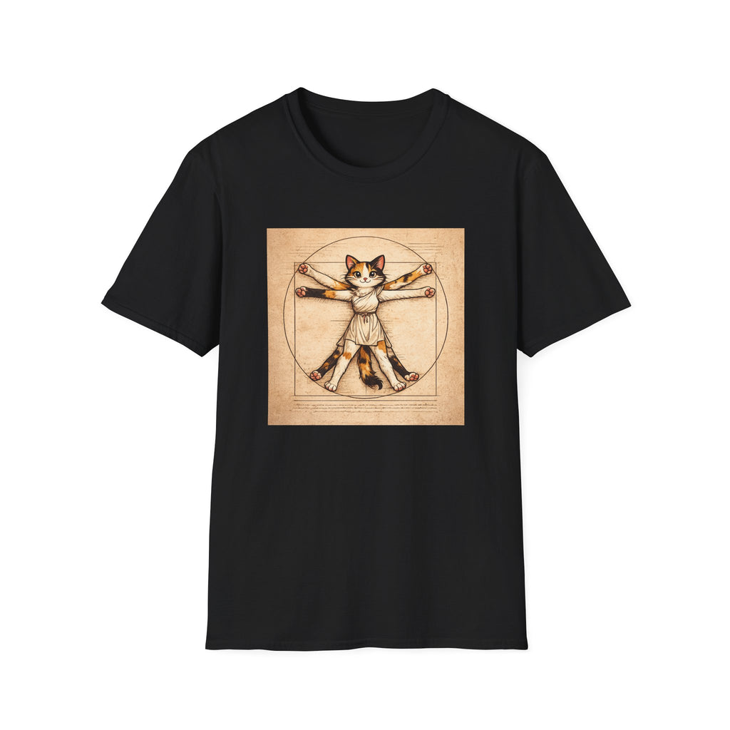 Cat Leonardo da Vinci T-shirt
