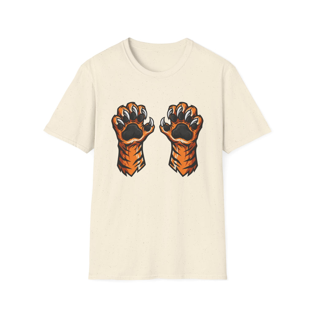 Illustration Tiger Paws T-Shirt