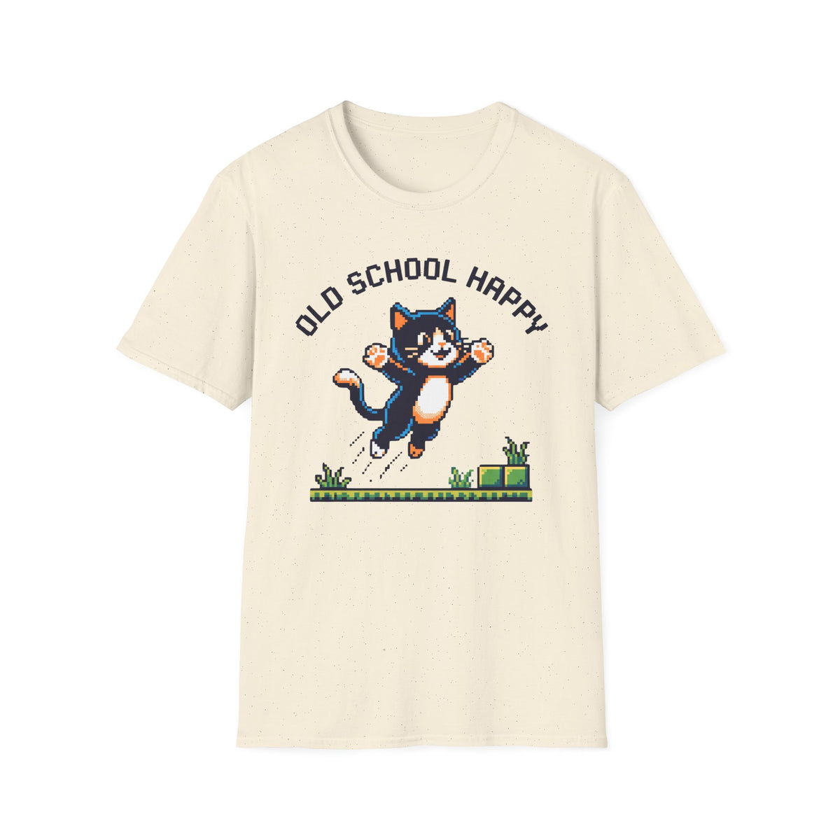 Old School Happy Cat T-Shirt