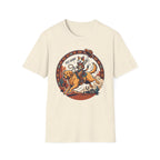 Cat Riding Bucking Dog T-Shirt