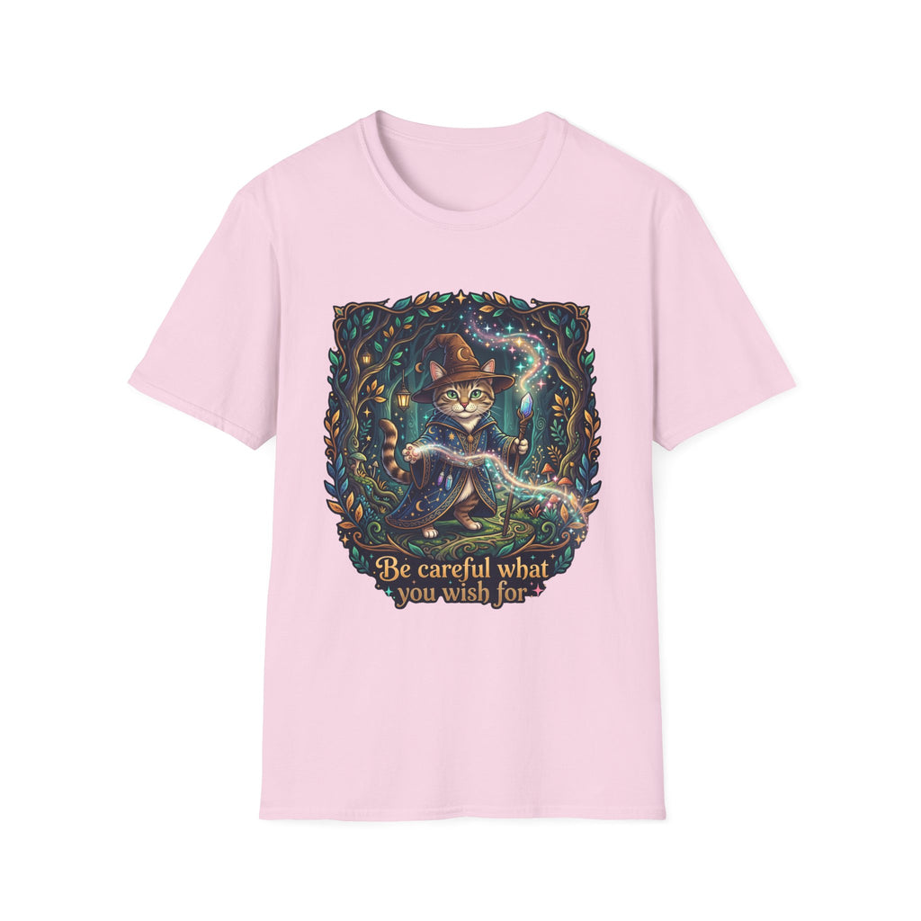 Be Careful Wizard Cat T-Shirt