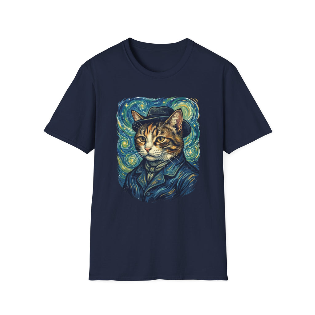Cat as Vincent van Gogh T-shirt