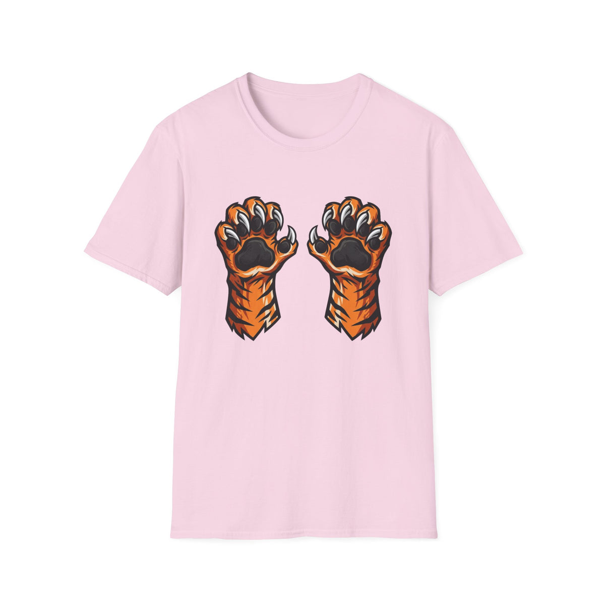 Illustration Tiger Paws T-Shirt