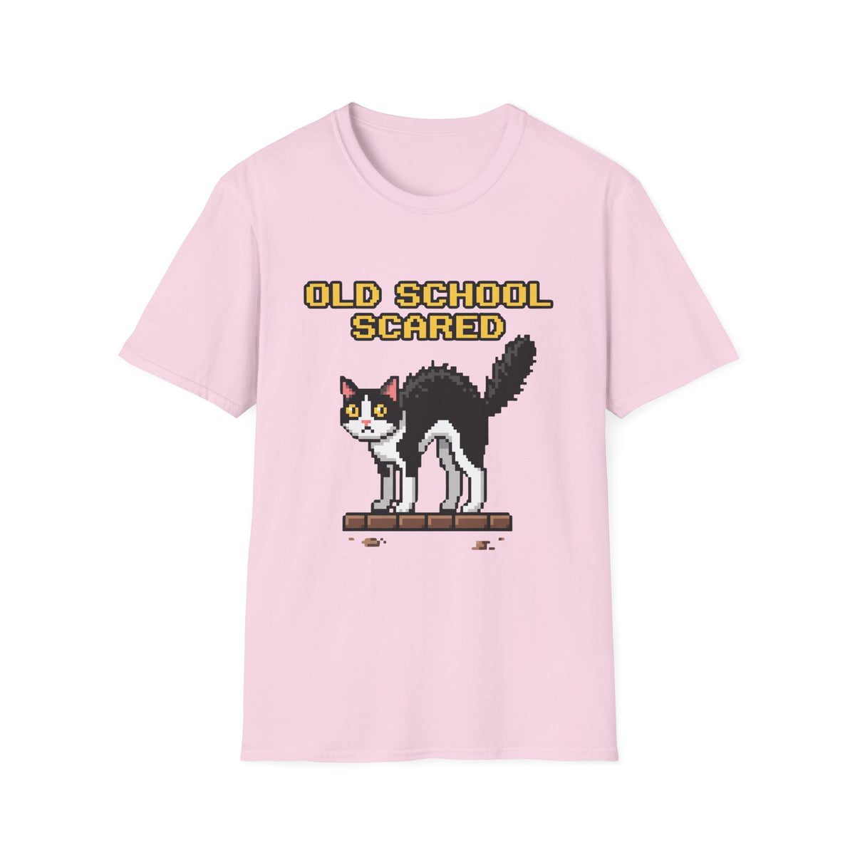 Old School Scared Cat T-Shirt
