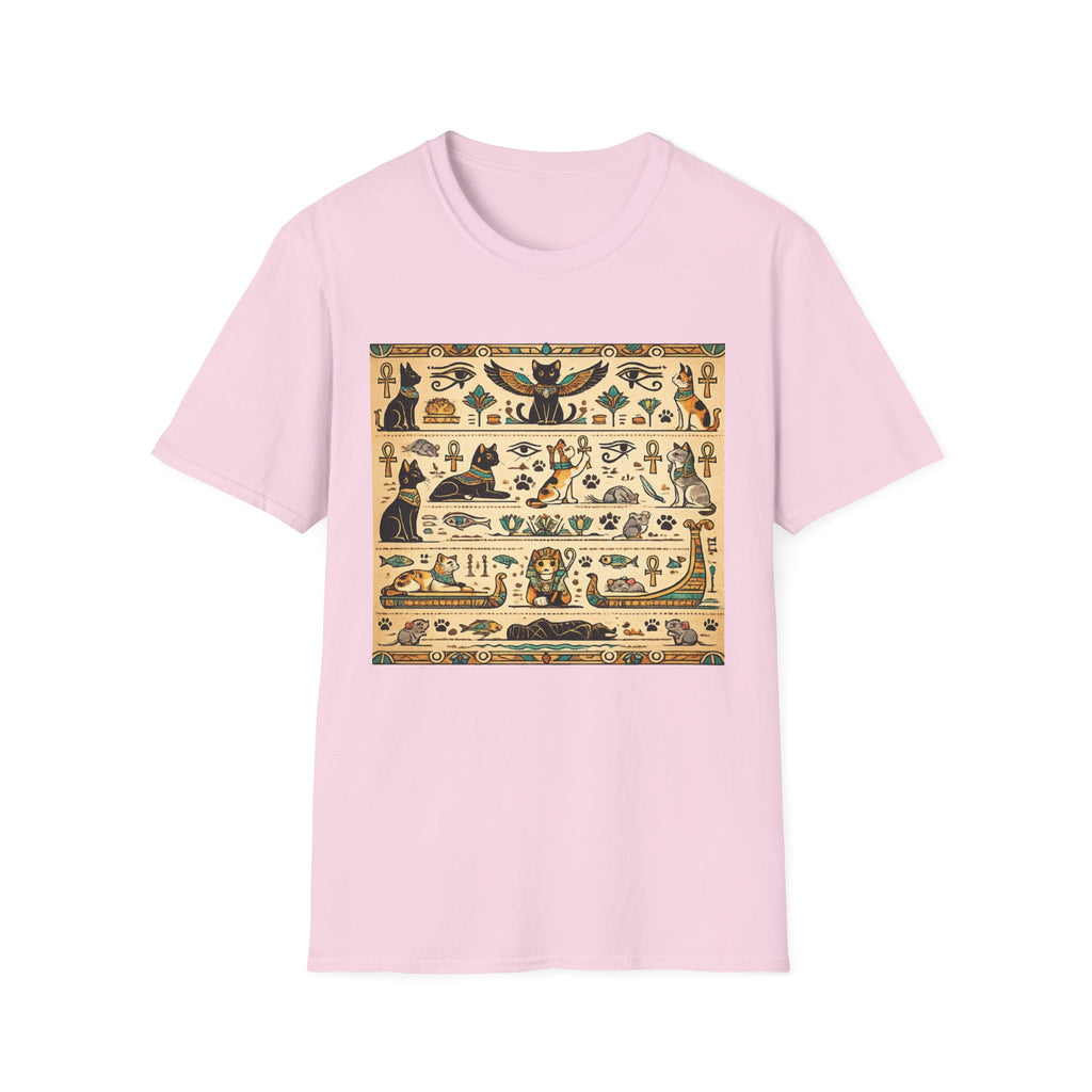 Cat Egyptian Hieroglyphs T-shirt