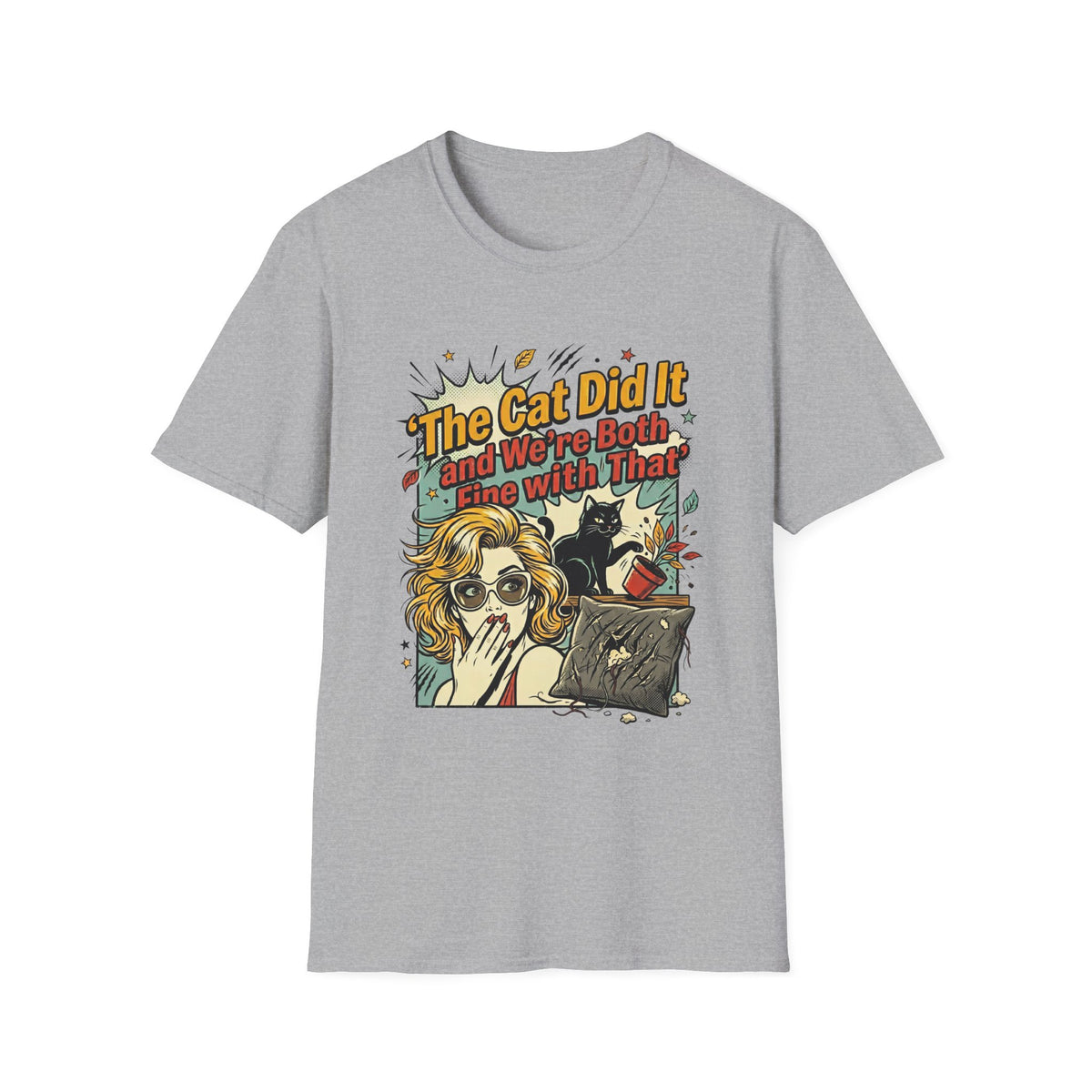 The Cat did it T-shirt