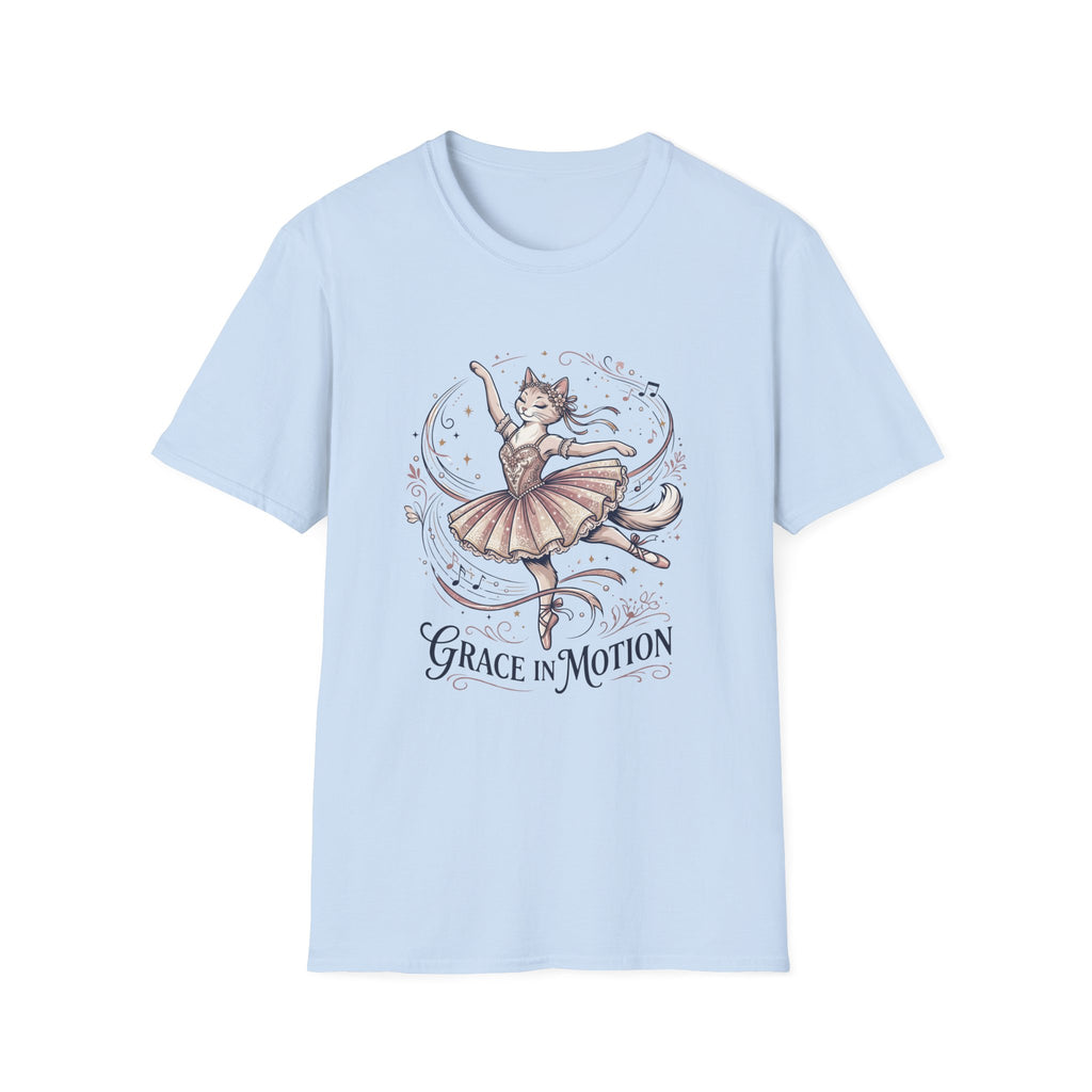 Ballet Cat "Grace in Motion" T-Shirt