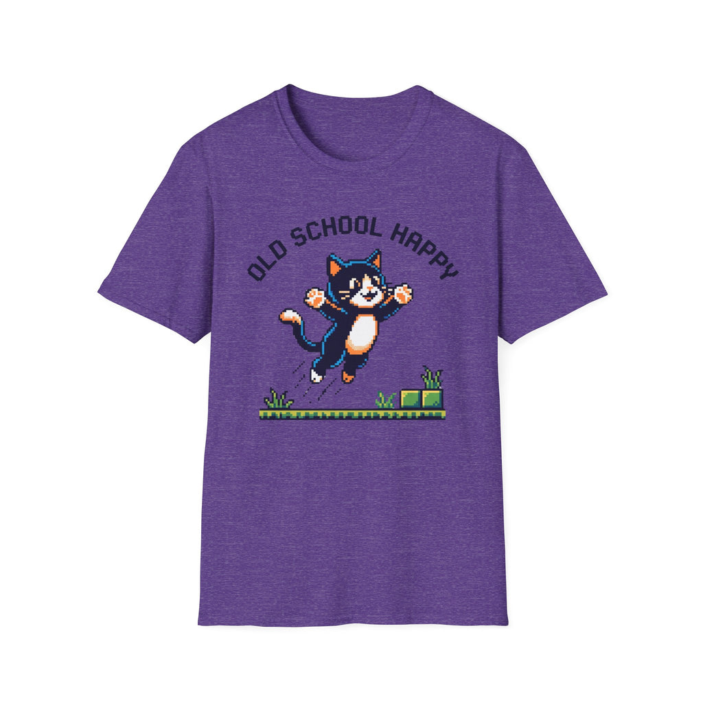 Old School Happy Cat T-Shirt