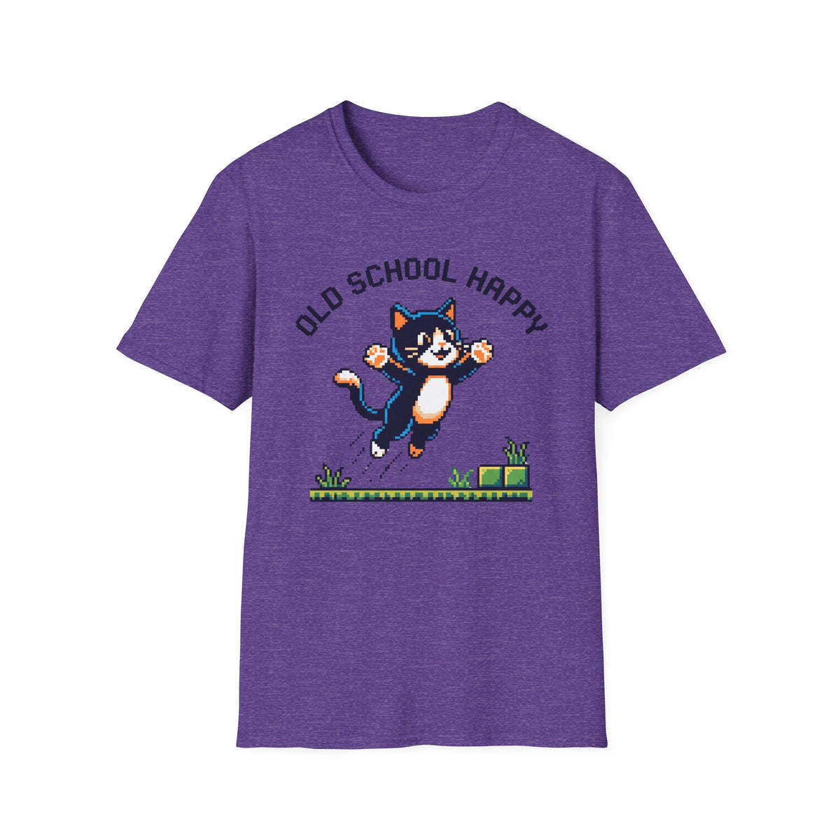Old School Happy Cat T-Shirt
