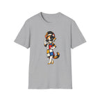 Cat in 1960s Mondrian Dress T-shirt